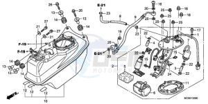 ST1300A9 Australia - (U / ABS MME) drawing FUEL PUMP