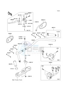 VN 2000 F [VULCAN 2000 CLASSIC LT] (6F-7F) F6F drawing HANDLEBAR