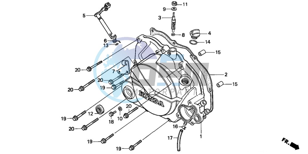 RIGHT CRANKCASE COVER