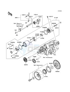 ER-6f EX650A8F GB XX (EU ME A(FRICA) drawing Starter Motor(ER650AE046805-)