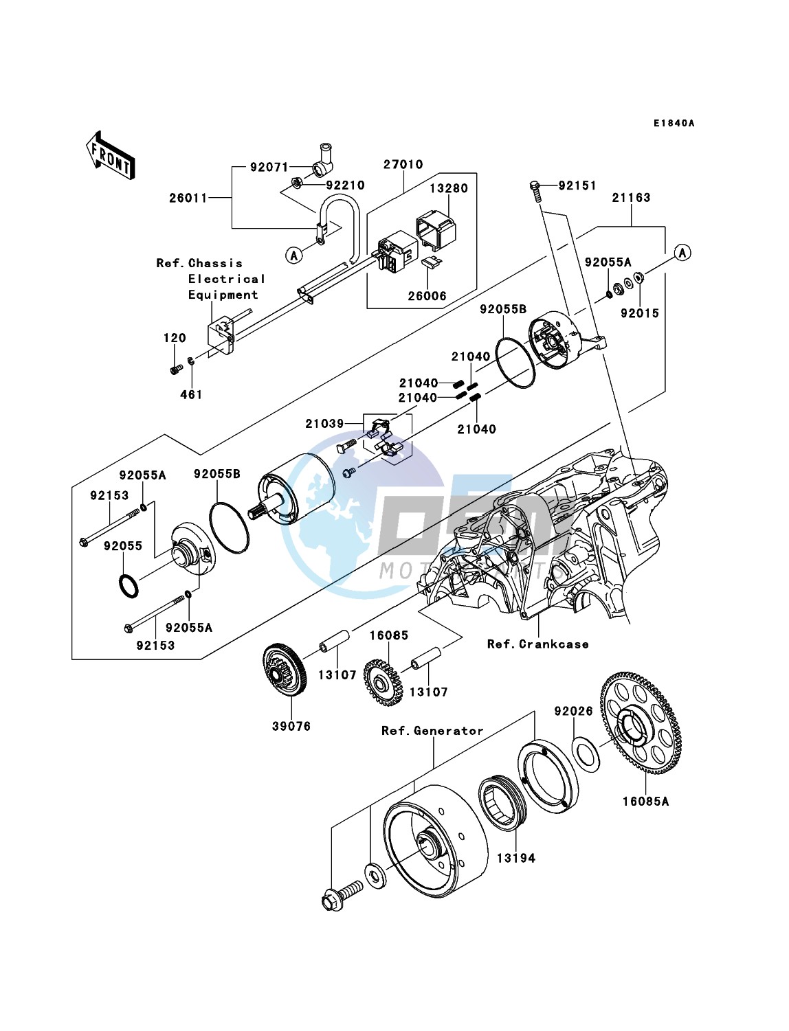 Starter Motor(ER650AE046805-)