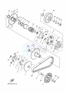 GPD155-A  (BBDK) drawing REAR WHEEL