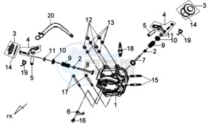 ORBIT II 50 drawing CYLINDER HEAD CPL