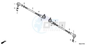 TRX500FAB drawing TIE ROD