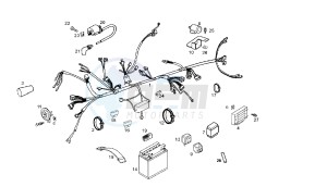 SENDA SM BAJA - 125 CC VTHSC2E1A EU2 & EU3 drawing WIRING HARNESS