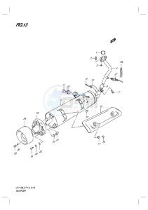 UH125 BURGMAN EU drawing MUFFLER