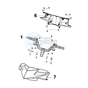 FIGHT 3 AN 4T drawing HANDLEBAR