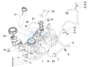 Fuoco 500 e3 800 drawing Fuel Tank