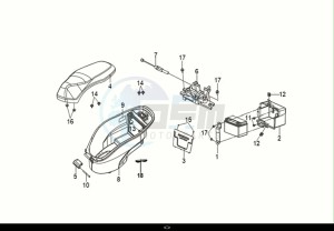 MIO 50I (FS05W2-EU) (E5) (M1) drawing SEAT - LUGGAGE BOX