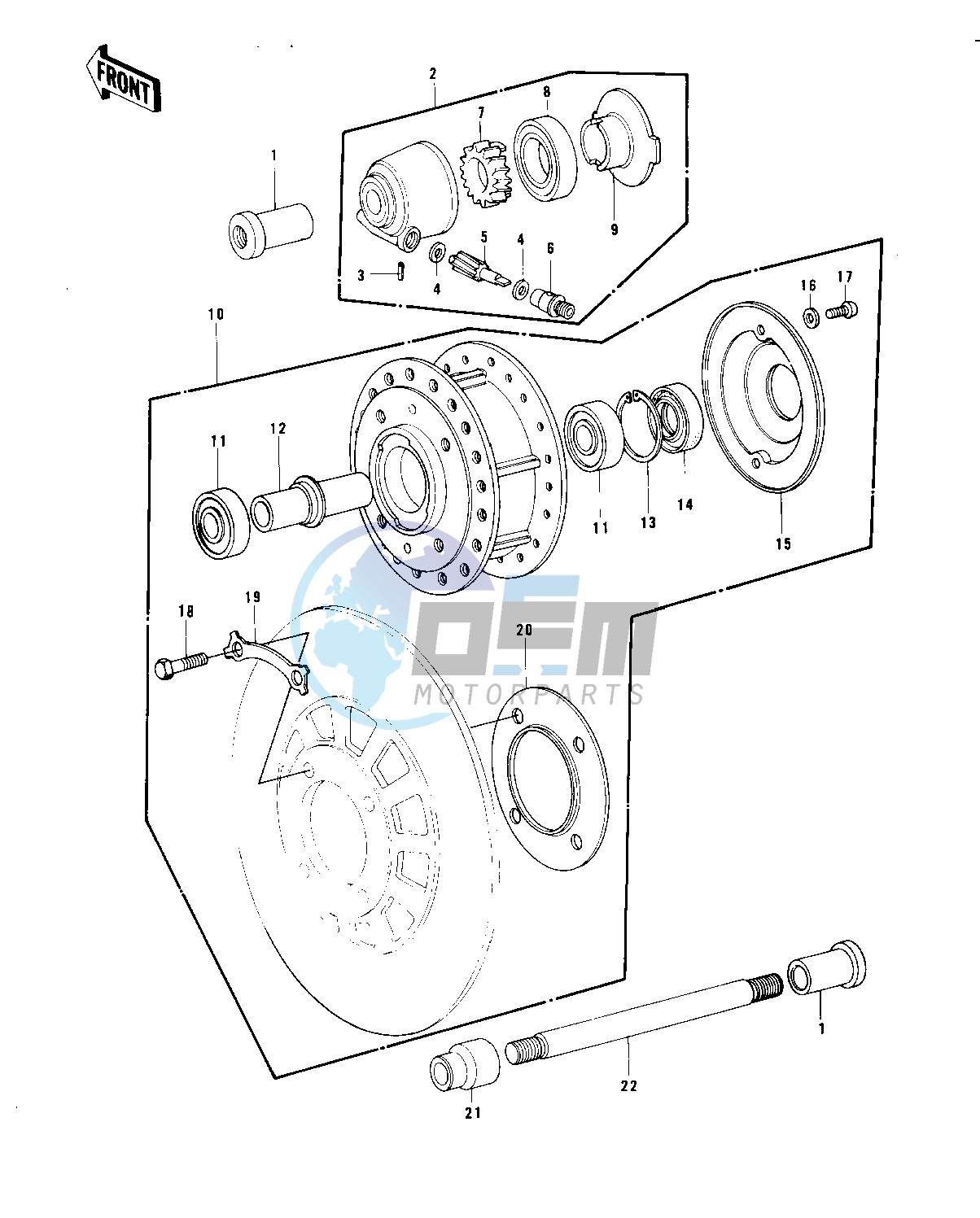 FRONT HUB