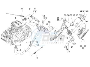 SRV 850 4t 8v e3 drawing Silencer