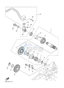 WR250F (1HCE) drawing STARTER