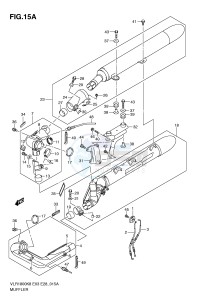 VLR1800 (E3-E28) drawing MUFFLER (MODEL L0)