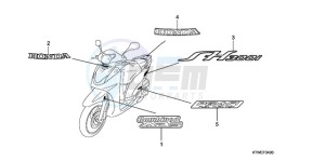 SH300A9 France - (F / ABS CMF) drawing MARK