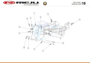 BYE-BIKE-WHITE drawing SWING ARM