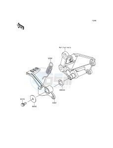 NINJA_300_ABS EX300BFF XX (EU ME A(FRICA) drawing Brake Pedal