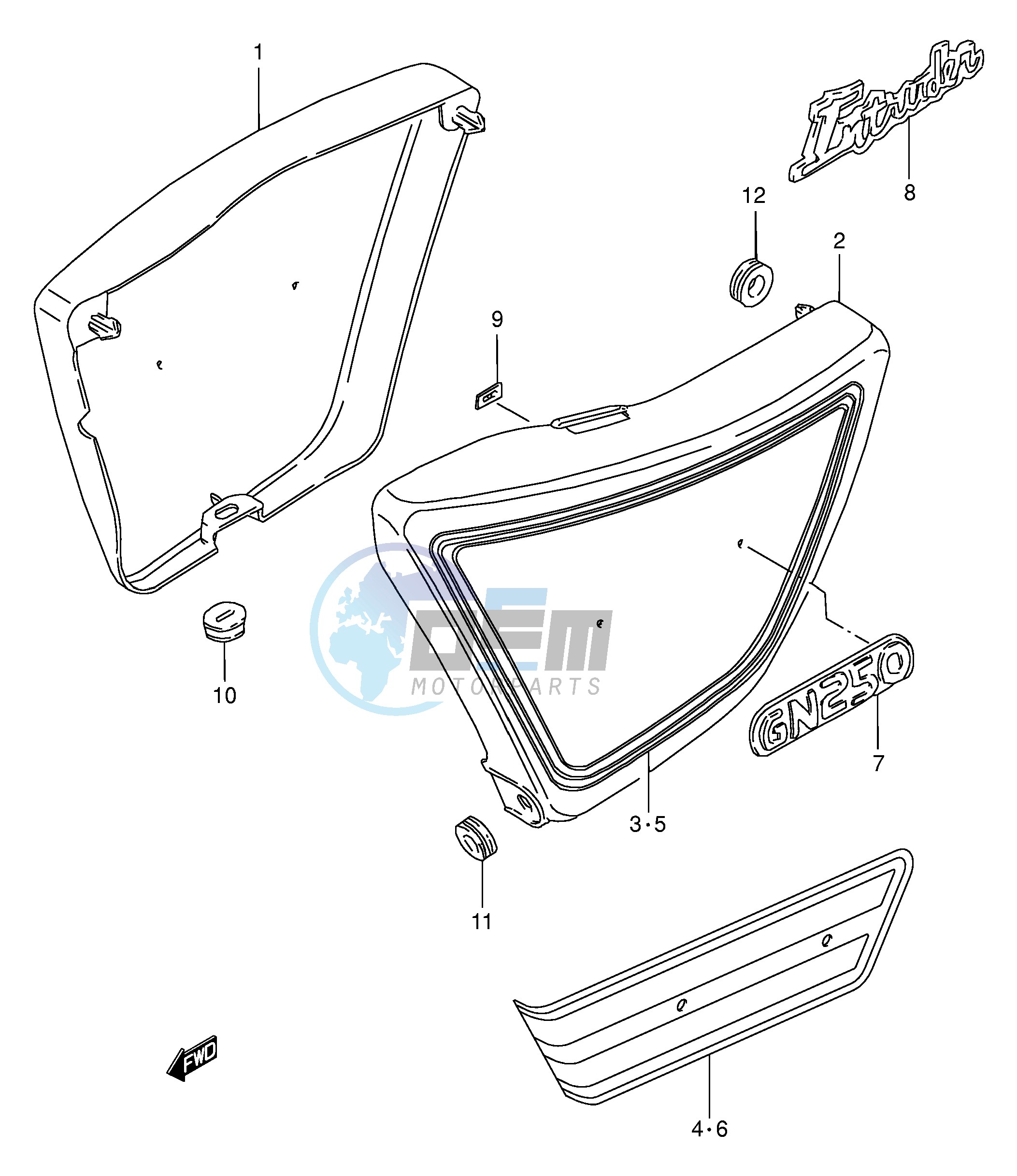 FRAME COVER (MODEL X Y)