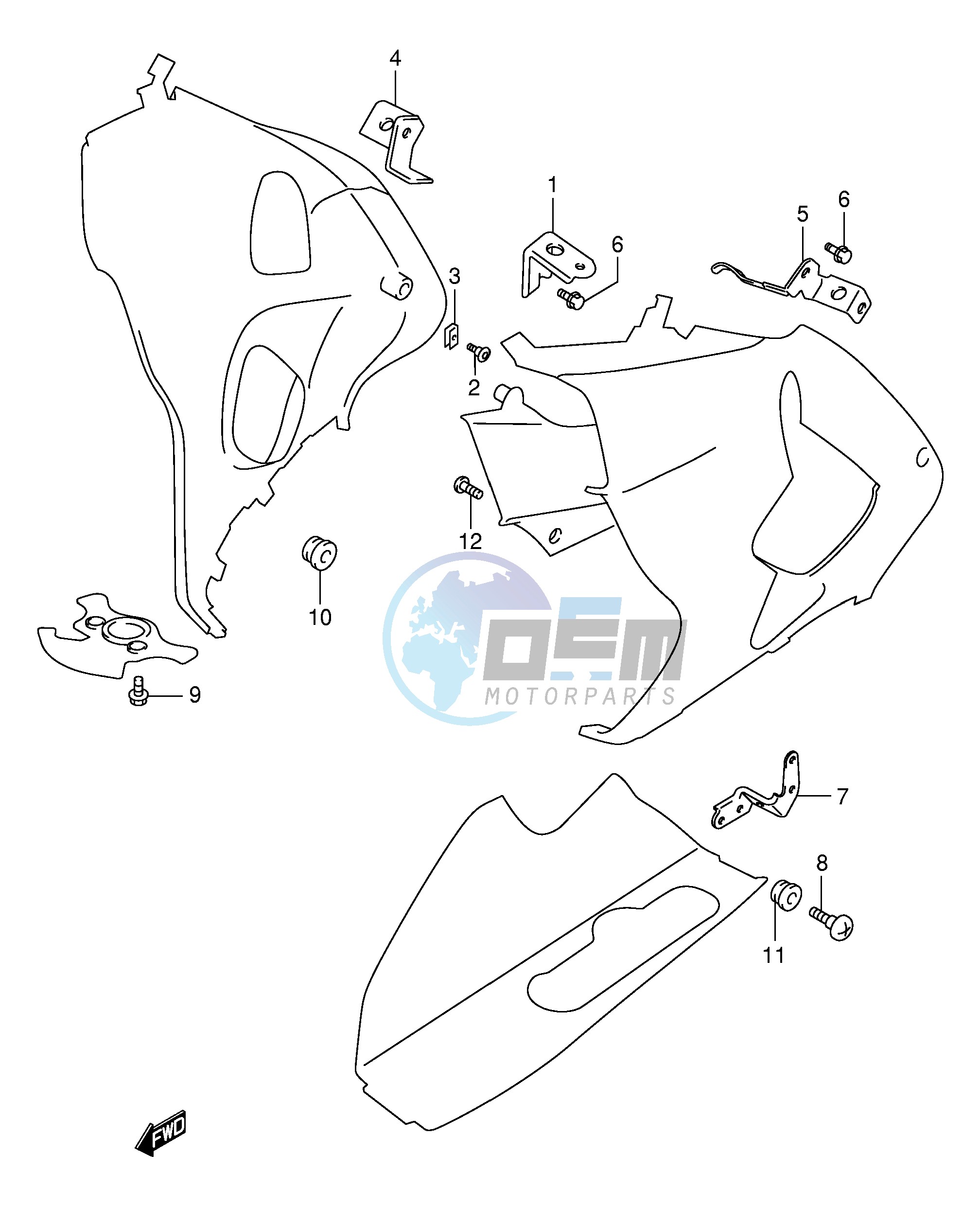 UNDER COWL INSTALLATION PARTS