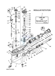 F115AETL drawing PROPELLER-HOUSING-AND-TRANSMISSION-1