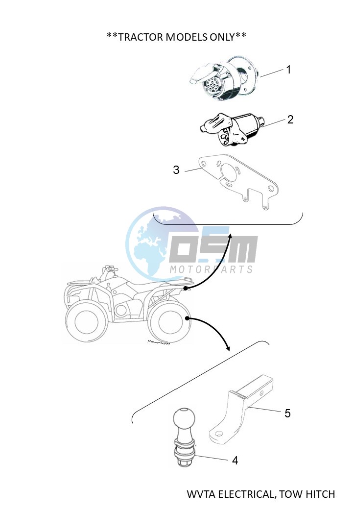 WVTA ELECTRICAL, TOW HITCH