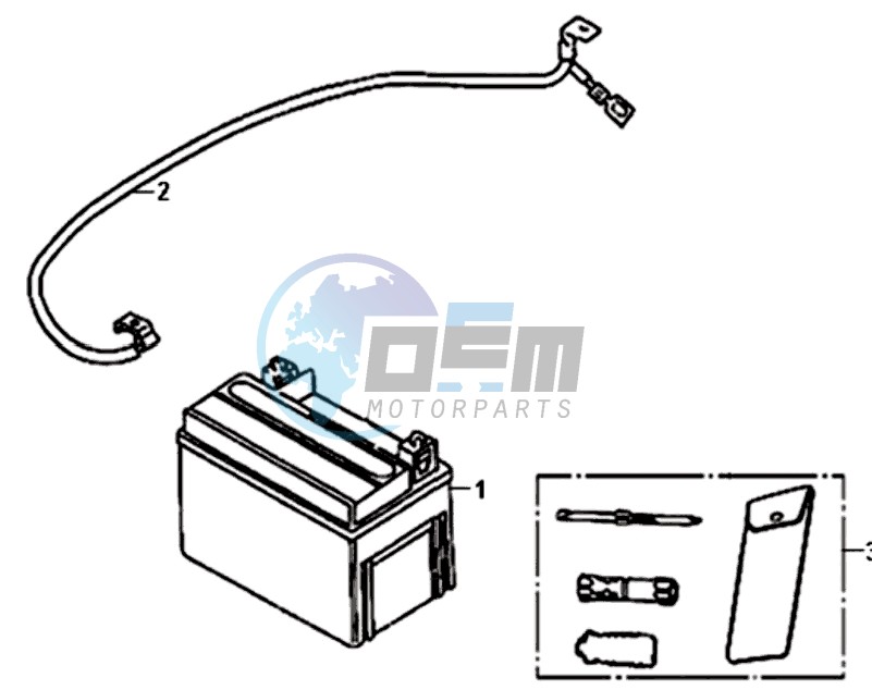 BATTERY / TOOLKIT