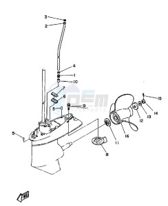 E60HE drawing LOWER-CASING-x-DRIVE-2