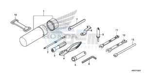 TRX420FM1F TRX420 Europe Direct - (ED) drawing TOOLS