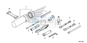 TRX420FA2F TRX420 Europe Direct - (ED) drawing TOOLS