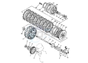 XVS A DRAG STAR CLASSIC 1100 drawing CLUTCH