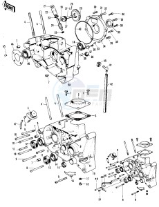 F7 (-A) 175 drawing CRANKCASE -- 71-73 F7_F7-A_F7-B- -