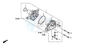 XL700V drawing WATER PUMP