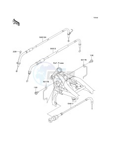 VN 1600 F [VULCAN 1600 MEAN STREAK] (6F) F6F drawing CABLES