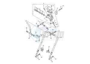 XVZ ROYAL STAR 1300 drawing FRONT MASTER CYLINDER 1