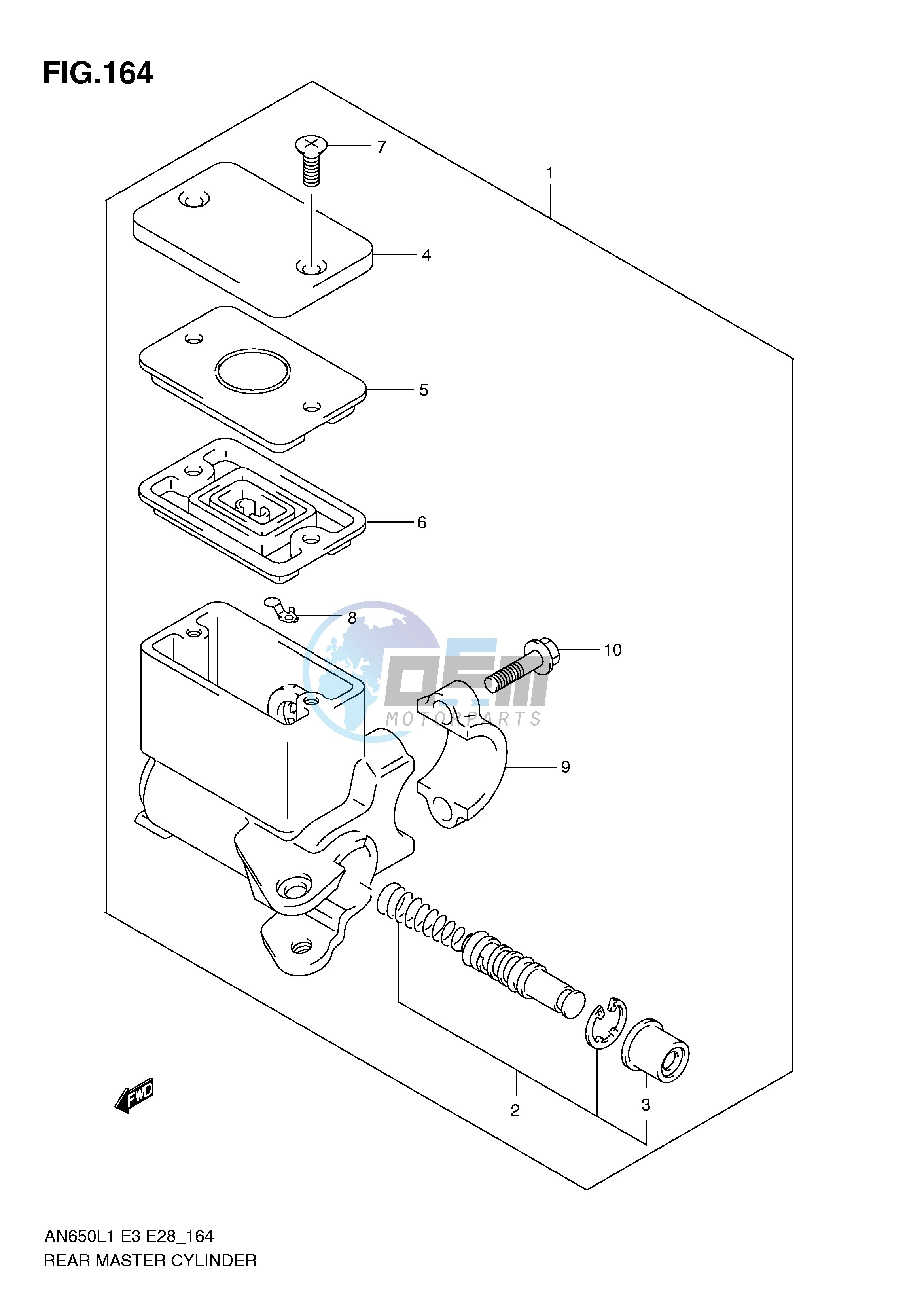 REAR MASTER CYLINDER