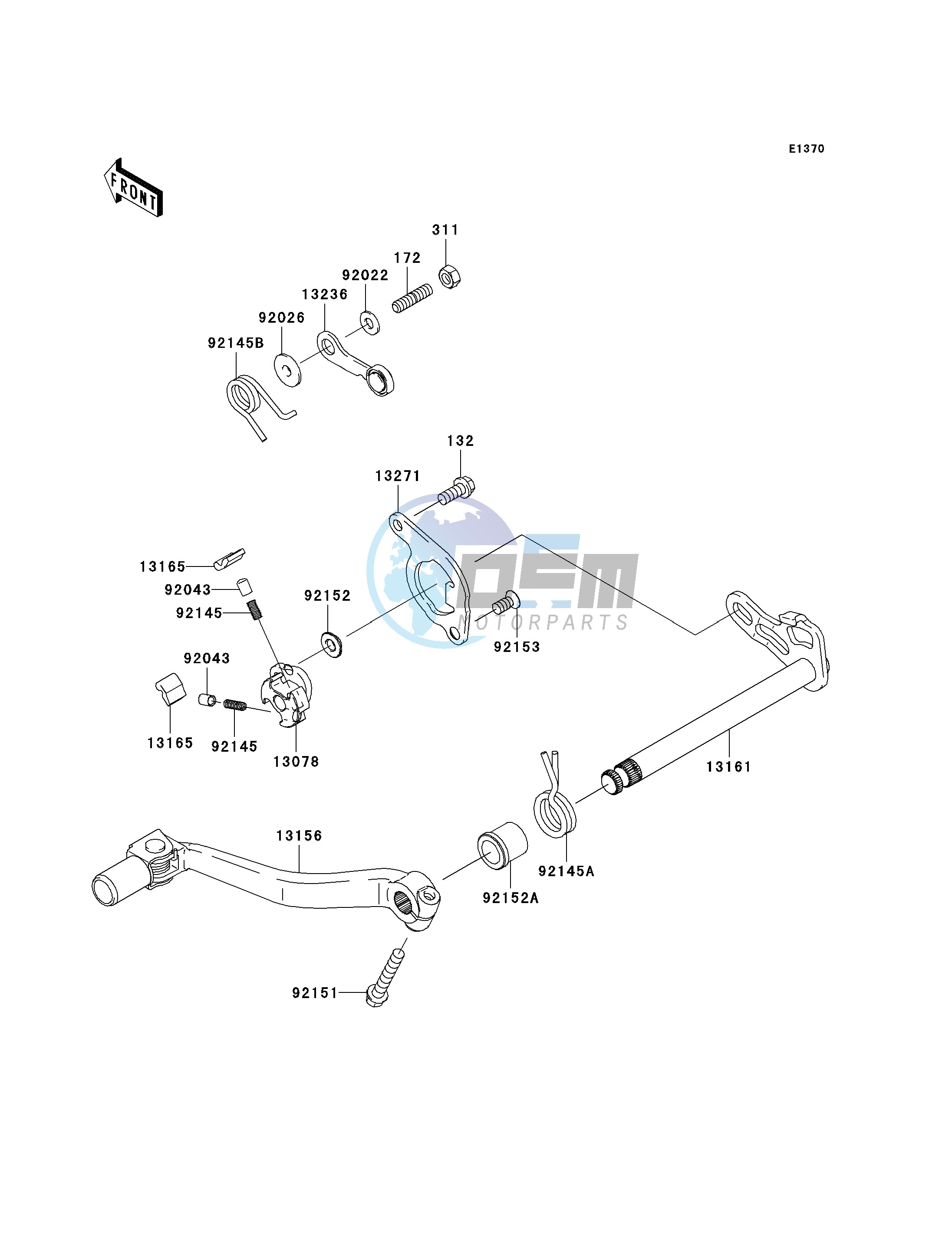 GEAR CHANGE MECHANISM