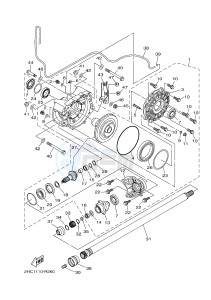 YXZ1000R SS YXZ10YESJ YXZ1000R SS (B0F6) drawing DRIVE SHAFT