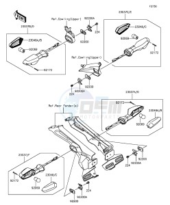 Z1000 ZR1000FEF FR GB XX (EU ME A(FRICA) drawing Turn Signals