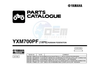 YXM700E YXM700PF VIKING (1XPS) drawing .1-Front-Page