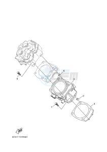 YFM700FWB KODIAK 700 (B16E) drawing CYLINDER