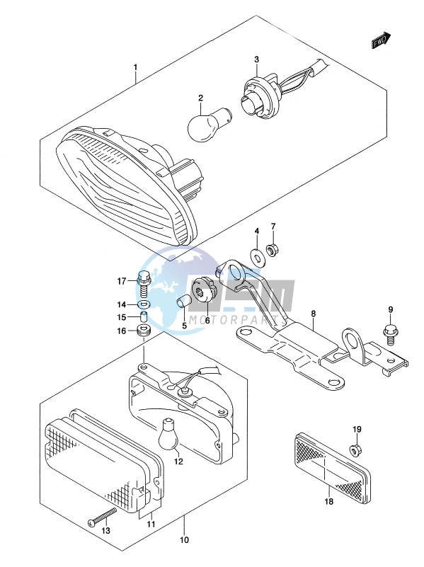 REAR COMBINATION LAMP (LT-A500XL2 P17)