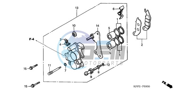 FRONT BRAKE CALIPER