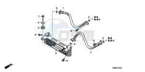 TRX250TMC drawing OIL COOLER