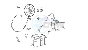 SENDA SM X-RACE 2VER - 50 CC VTHSR2E1A EU2 2VER drawing GENERATOR