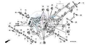 CB13009 Australia - (U / MME TWO) drawing FRAME BODY