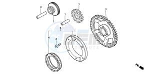 FJS600 SILVER WING drawing STARTING CLUTCH