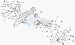 Breva V 850 IE IE drawing Foot rests II