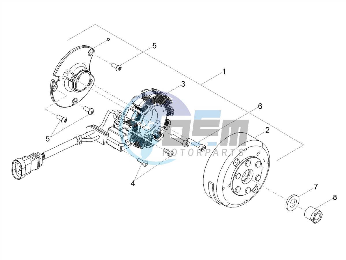 Cdi magneto assy / Ignition unit