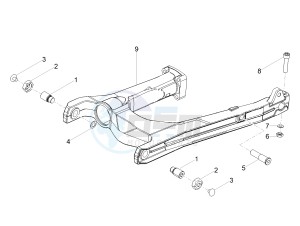 V7 III Special 750 e4 (NAFTA) drawing Swing arm