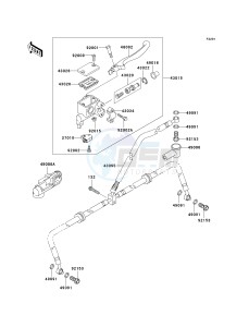 KVF 360 B [PRAIRIE 360] (B6F-B9F) B7F drawing FRONT MASTER CYLINDER