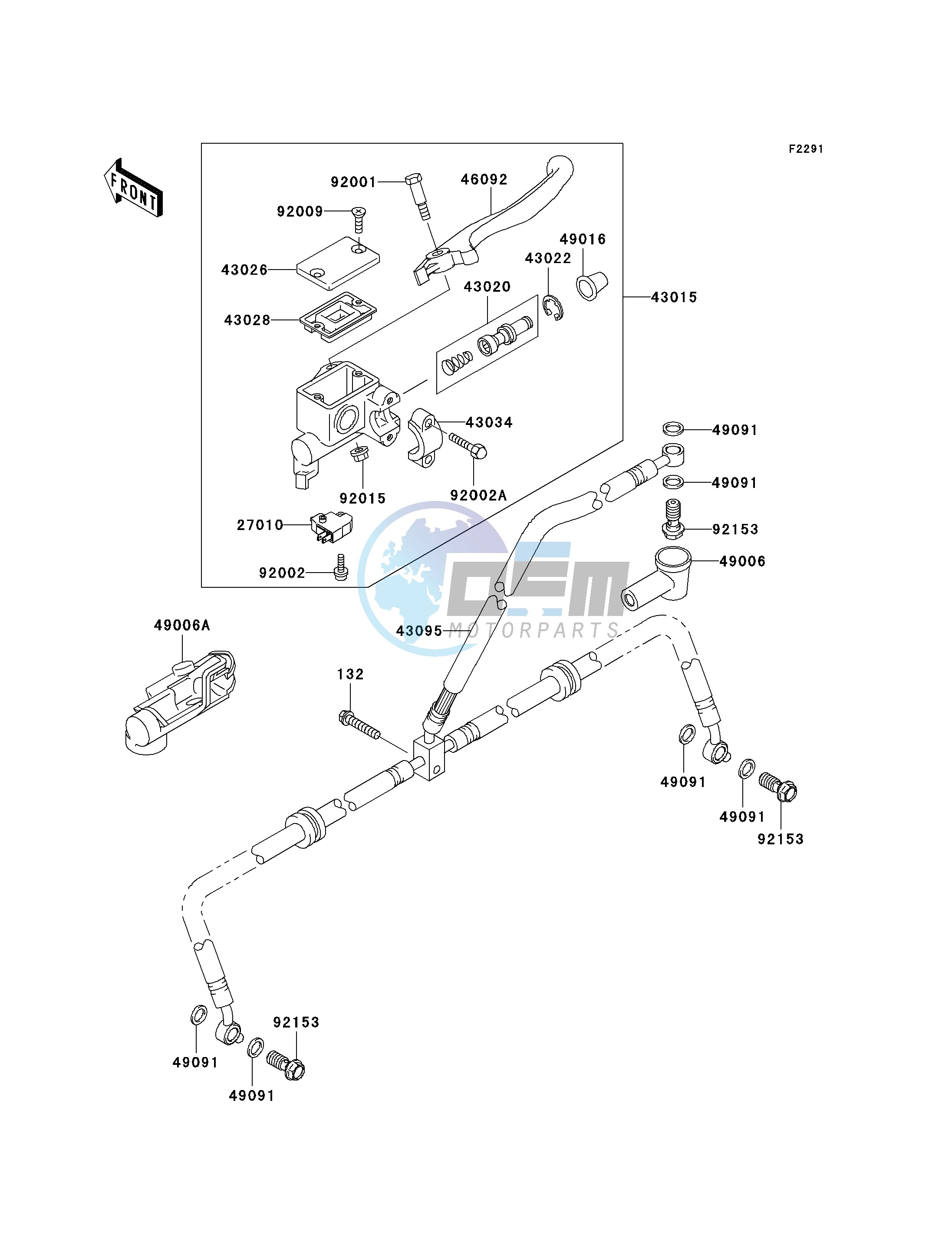 FRONT MASTER CYLINDER